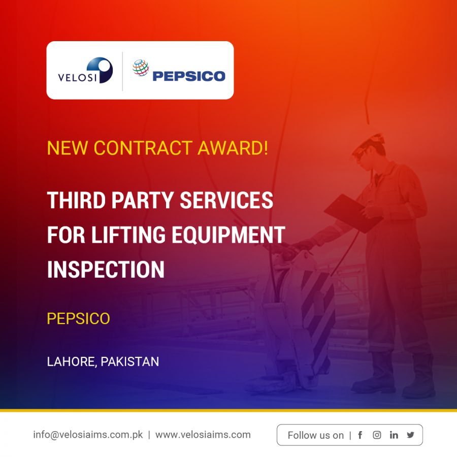 PEPSICO Assigned Velosi for Lifting Equipment Inspection