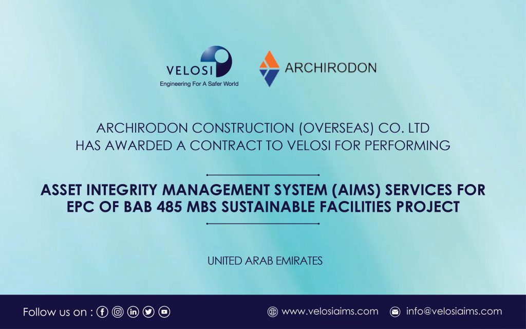 Project Awarded By Archirodon Construction (Overseas) Co. Ltd Saudi Arabia Velosi Asset Project Awarded By Archirodon Construction (Overseas) Co. Ltd Saudi Arabia Velosi Asset