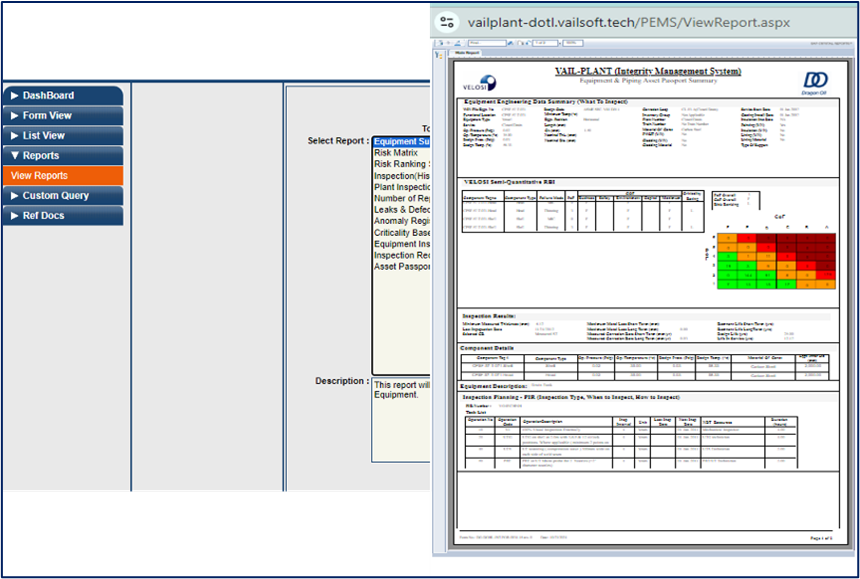 Risk Based Inspection 